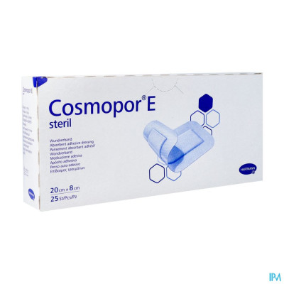 Cosmopor® E Latexvrij 20x8cm (25 stuks)