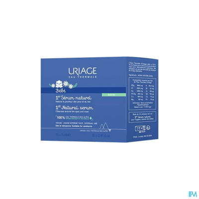 Uriage Bb 1er Serum Naturel 15x5ml