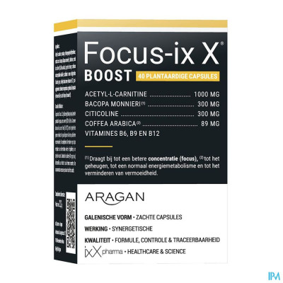 ixX Pharma Focus-ixX Boost (40 capsules)