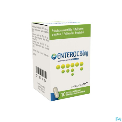 Enterol 250mg Caps Harde Dur 10 X 250mg