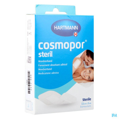 Cosmopor® Steriel Selfcare 7,2x5cm (5 stuks)