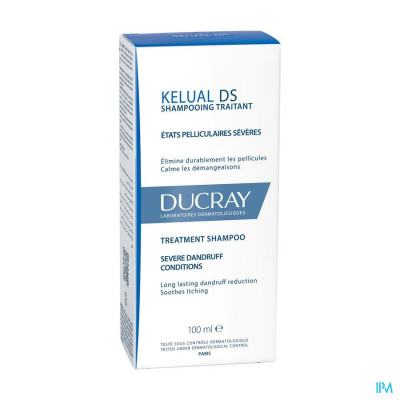 Ducray Kelual DS Shampoo Verzorg. Hardnek. Roos (100ml)