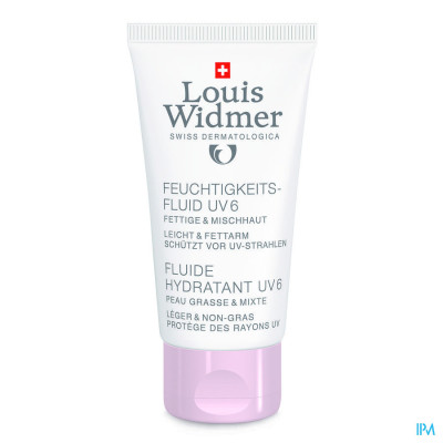 Louis Widmer - Fluide Hydratant UV6 Dag (zonder parfum) - 50 ml