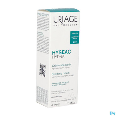 Hyseac Hydra Creme Apaisante 40ml