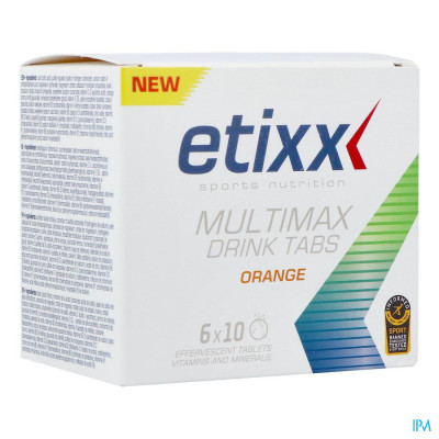 Etixx Multimax Drink Tabs Orange (60 bruistabletten)