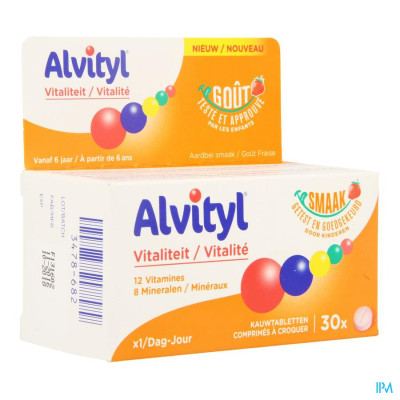 Alvityl Vitaliteit (30 kauwtabletten)