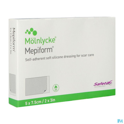 Molnlycke® Mepiform Verb Adh Litteken Ster 5x 7,5cm 5 293200