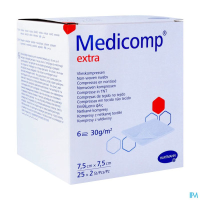 Medicomp® 7,5x7,5cm 6-laags Steriel (25x2 stuks)