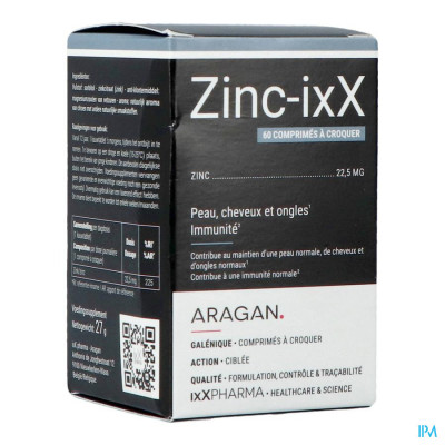 ixX Pharma Zinc-ixX (60 tabletten)