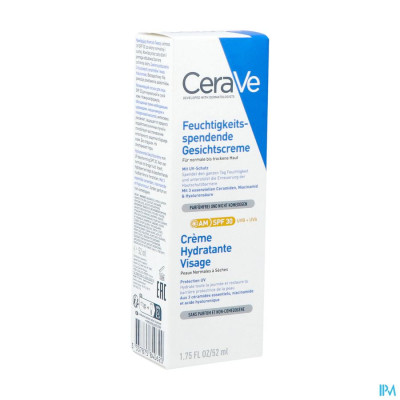 CeraVe Hydraterende Gezichtscrème SPF30 52ml