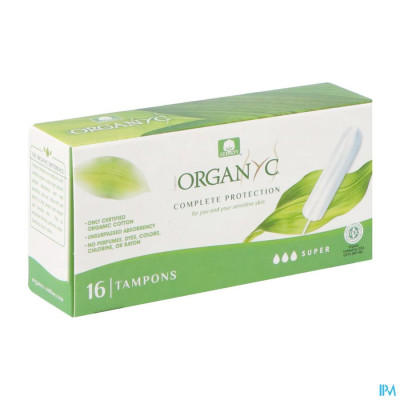 Organyc® Tampon Super Biokatoen (16 stuks)