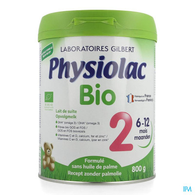 Physiolac Bio 2 Poedermelk Nf 800g