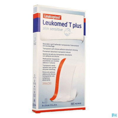 Leukomed T Plus Skin Sens. 8cmx10cm 5 7617801