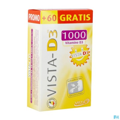 VISTA-D3 1000 (120 tabletten + 60 GRATIS)