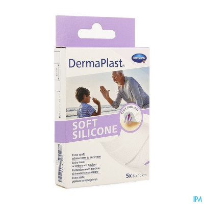 DermaPlast® SOFT Silicon 6x10cm (5 stuks)