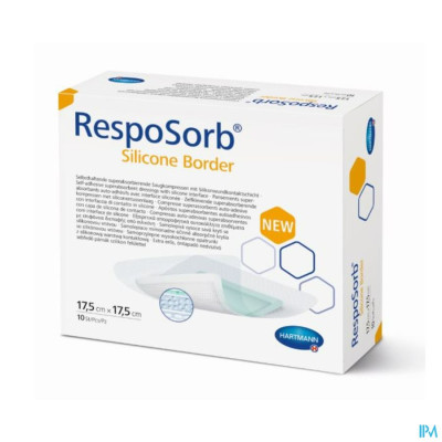 RespoSorb® Silicone Border 17,5x17,5cm (10 stuks)