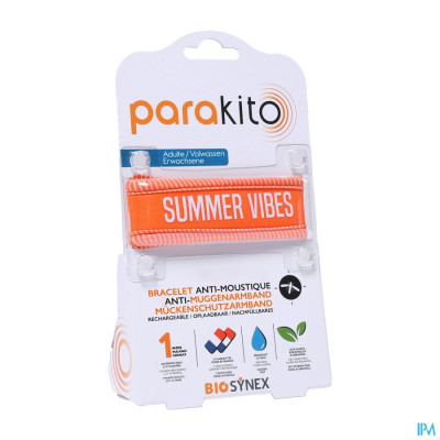 Parakito Anti-Muggenarmband Navulbaar ADULT Summer Vibes