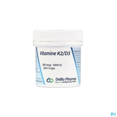 Vitamine K2/d3 100 Mcg/1000 U.i Caps 120