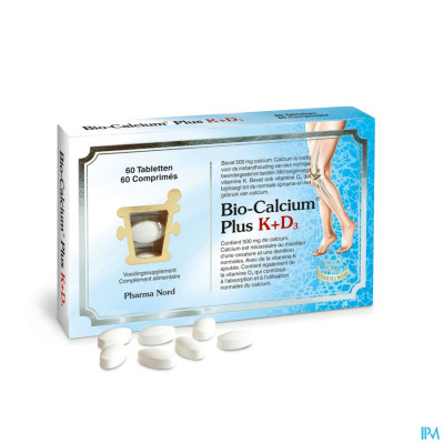 Pharma Nord Bio-Calcium Plus K+D3 (60 tabletten)