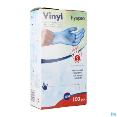 Pharmex Handschoenen Blauw Vinyl S Poedervrij 100