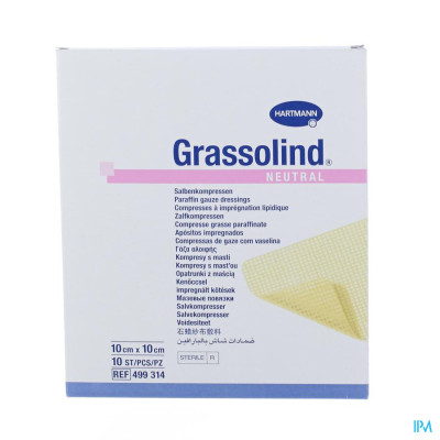 Grassolind® 10x10cm Steriel (10 stuks)