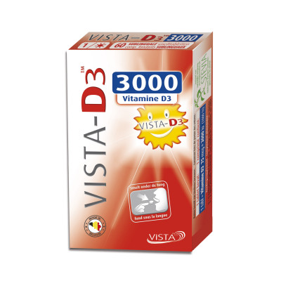 Vista-D3 3000 (60 smelttabletten)