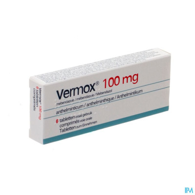 Vermox 100mg Tabl 6 X 100mg Pip