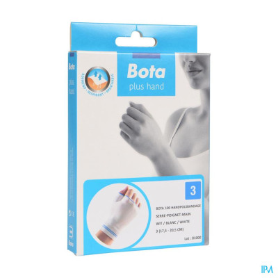 Bota Handpolsband+duim 100 White N3