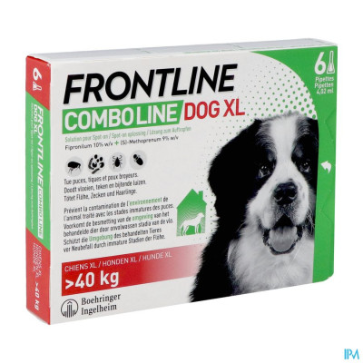 FRONTLINE COMBO® Line Hond XL (+40 kg) - 6 Pipetten