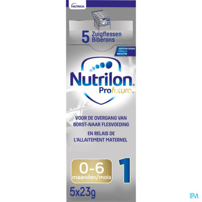 Nutrilon Profutura 1 Zuigelingenmelk baby 0-6 maanden poeder 5x23g