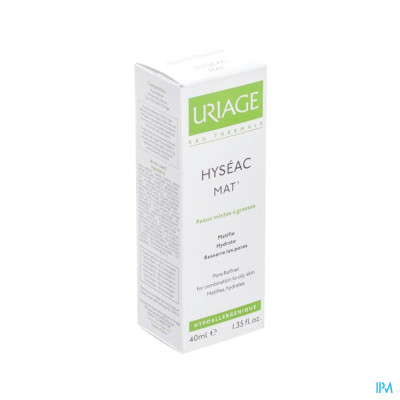 Uriage Hyseac Mat Gel Creme Tube 40ml