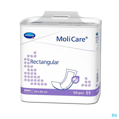 MoliCare® Rectangular 4 drops 20x60 (50 stuks)