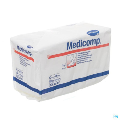 Medicomp® 10x20cm 4-laags Niet-Steriel (100 stuks)