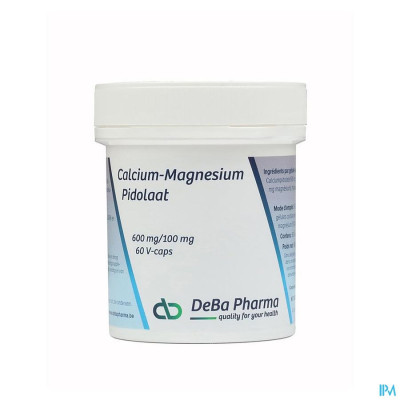 Calcium Magnesium Pidolaat 600/100mg V-caps 60