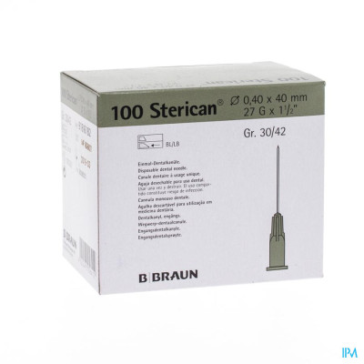 Sterican Naald 27g 1/2 0,4x40mm