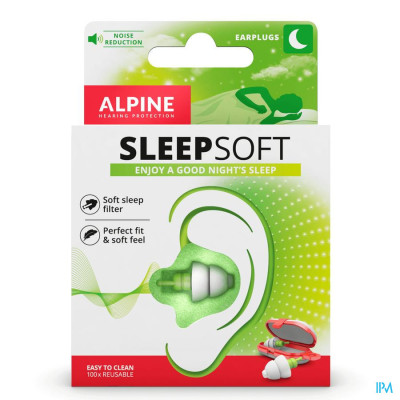 Alpine Sleepsoft Oordop (1 paar)
