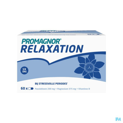 Promagnor Relaxation - Passiebloem, Magnesium & Vitamines B (60 capsules)