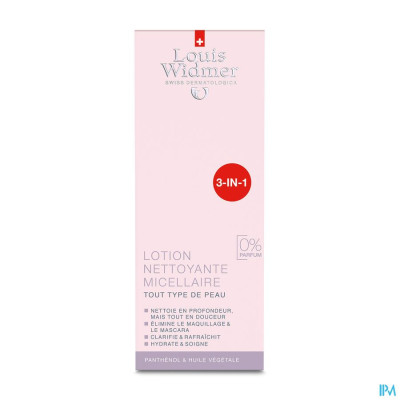 Louis Widmer - Micellaire Reinigingslotion (zonder parfum) - 200ml