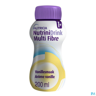 NutriniDrink Multi Fibre Vanillesmaak Flesje 200ml