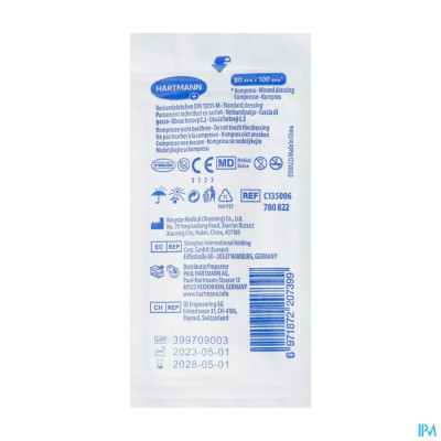 MediSet® Urgentieverband Middel 8x10cm (1 stuk)