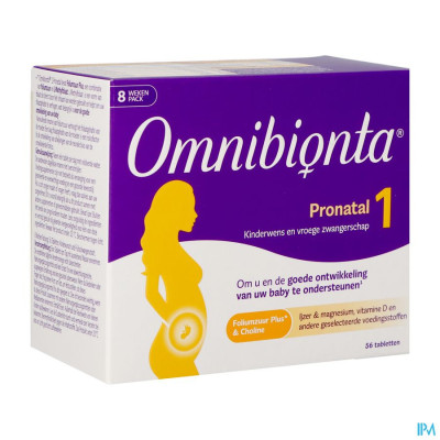 Omnibionta® Pronatal 1 Kinderwens & Vroege Zwangerschap - 8 weken (56 tabletten)