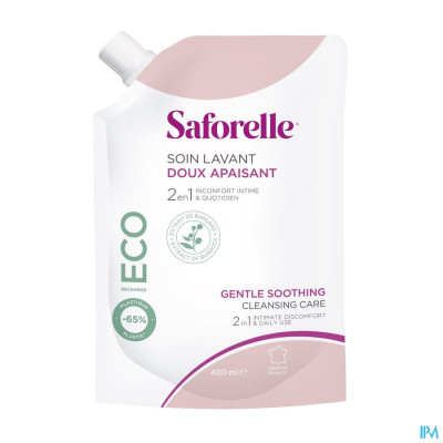 Saforelle Zachte Wasoplossing Eco Navulling (400ml)