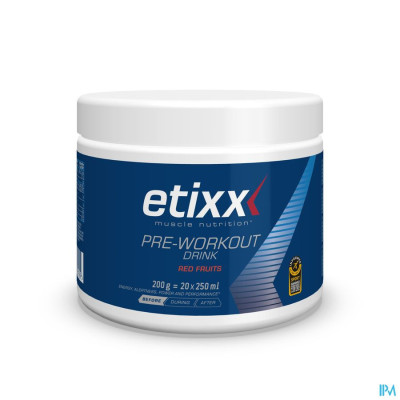 Etixx Pre-workout Red Fruits Pdr 200g