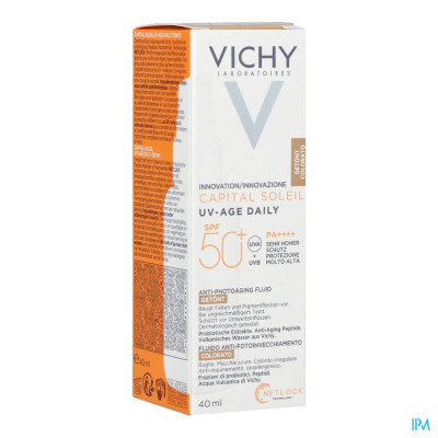 Vichy Capital Soleil UV Age Daily fluide photoprotecteur Teinté SPF50+ 40ml