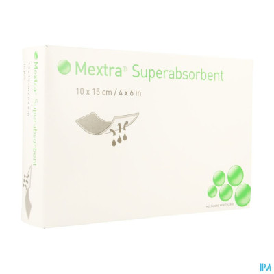 Molnlycke® Mextra Superabsorbent Nf 10,0x15,0cm 10 610710