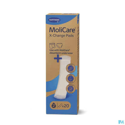 MoliCare® X-Change Pads voor Absorberend Ondergoed (20 stuks)