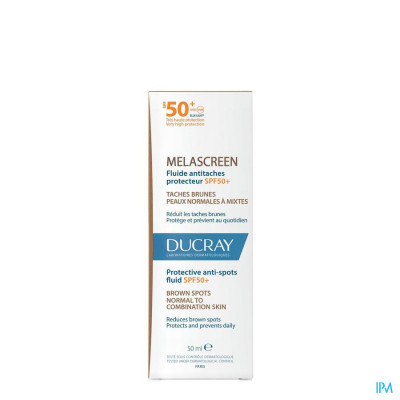 Ducray Melascreen Fluide Anti-Pigmentvlekken Ip50+ (50ml)
