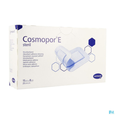 Cosmopor® E Latexvrij 15x8cm (25 stuks)