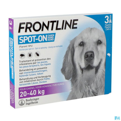 FRONTLINE® Spot On Hond M (10-20 kg) - 3 Pipetten