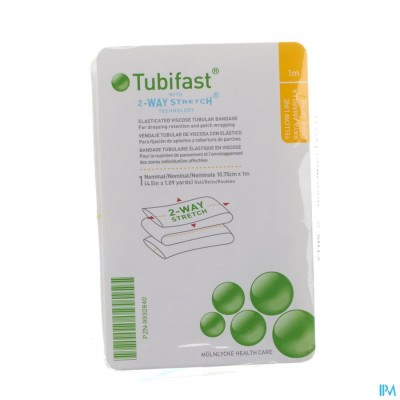 Molnlycke® Tubifast Geel 10,75cmx 1m 1 2483